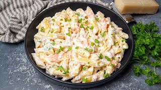 Salmon Alfredo Pasta [upl. by Weidar462]