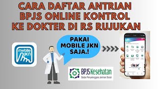 CARA DAFTAR ANTRIAN BPJS ONLINE KONTROL DI RUMAH SAKIT [upl. by Damarra]