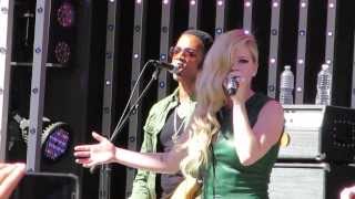 Avril Lavigne quotRock N Rollquot Live  5 Towers Stage Universal City Walk [upl. by Alvinia]