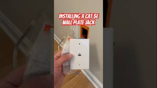 Installing a CAT5E wall jack shorts internet [upl. by Ellerd579]