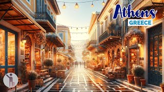 Athens Greece 🇬🇷  January 2024  4KHDR Walking Tour [upl. by Yklam469]