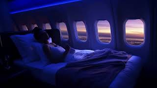 Airplane Sound amp White Noise 🌙🛏️  10 Hours of Deep Sleep Aid Brown Noise amp Cabin Sounds [upl. by Ahsi]