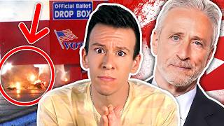 Jon Stewart Defends Tony Hinchcliffe Ballot Box Fires in 3 States amp The Truth About Ronald Greene [upl. by Dalston272]