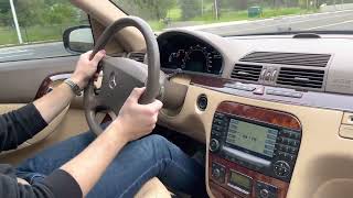 2005 Mercedes S55 AMG Driving Video [upl. by Aiym160]