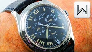 Patek Philippe 5035 Annual Calendar 5035G001 Luxury Watch Review [upl. by Eralcyram]