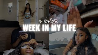 WEEK IN MY LIFE  vlog   cleaning lashes nails amp clothes ft Kollyy [upl. by Breskin]