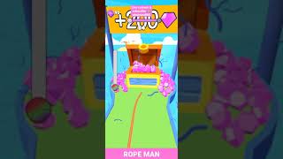 ROPE MAN LV 2 GAMEPLAY ANDROIDIOS shorts ropeman ropeman3d ropemanrun ropemanrunandroid [upl. by Jolenta574]