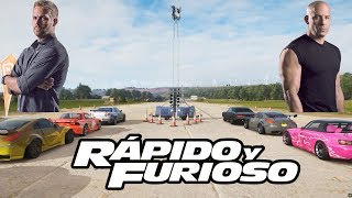 Convoy y arrancones de autos Rapido y Furioso Todas las peliculas  FH4 [upl. by Aniled]