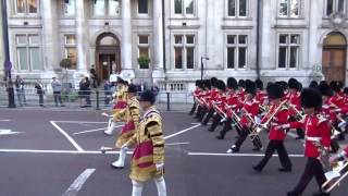 The Massed Bands of the Guards Division Beating Retreat 2015 [upl. by Imeon]