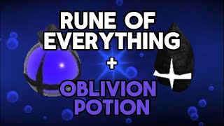 Using the Oblivion Potion with the Rune of Everything in Sol’s RNG [upl. by Scoville694]