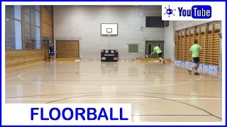 Floorball Drill pass run shot [upl. by Talbot]