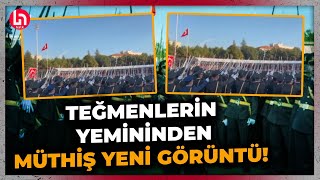 Teğmenlerin yemininden yeni görüntüler ortaya çıktı Aynı anda koşarak kılıçlarını çektiler [upl. by Chee]