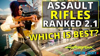 All Assault Rifles Ranked Worst to Best in Cyberpunk 2077 21 [upl. by Dedra]