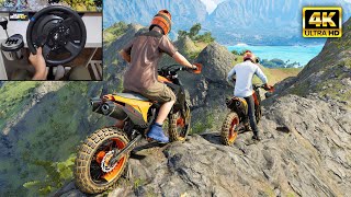 KTM 450 EXC Nighthawk Edition  OFFROAD Dirt Bike  The Crew Motorfest Thrustmaster T300RS gameplay [upl. by Enohs]