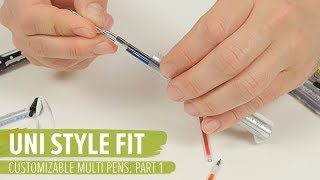 Customizable Multi Pens Part 1  Uni Style Fit [upl. by Etnoj]