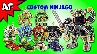 Custom Lego Ninjago MECHS amp GO KARTS  Complete Collection [upl. by Oswald]