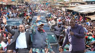 LIVERAILA ODINGA AND UHURU KENYATTA LEADS OFFICIAL MAANDAMANO IN NAIROBI [upl. by Denten355]