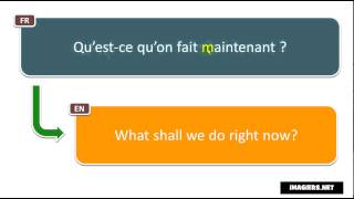 How to pronounce  Qu’est ce qu’on fait maintenant [upl. by Maureene]