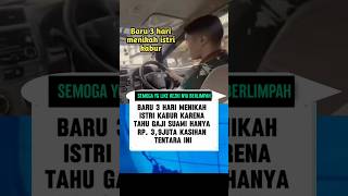 3 HARI MENIKAH DI TINGAL ISTRIshortvideo trending fyp [upl. by Anniala]