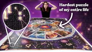 Finishing this 9000 piece puzzle literally almost broke me 🤯 Astrology Puzzle Part 4 [upl. by Harlow]