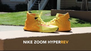 Nike Zoom HyperRev Kyrie Irving PE  Pick Up amp Review [upl. by Novrej]