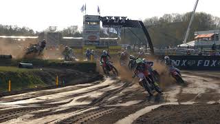 Crash start mxgp Valkenswaard [upl. by Adnert]