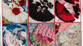 Treanding and fabolues new crochet handmade baby frock design ideas [upl. by Hairahcez83]