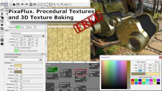 Powerful PBR Texture Composer  PixaFlux [upl. by Nilyram]