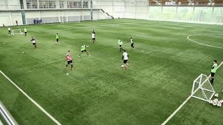 How to perfect the possession game  Soccer passing drill  Nike Academy [upl. by Nawek]