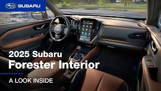 2025 Subaru Forester Interior  A Look Inside [upl. by Ilesara868]