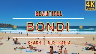 Bondi Beach in Australia 🇦🇺  Australia 🇦🇺 Travel  Bondi Beach Walking Tour  Travel World  4K [upl. by Akimak]