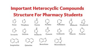 Heterocyclic compounds lecture 3 and 4 [upl. by Zenitram897]