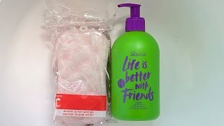 Liquid Soap  IDC Institute Hand Wash 💜💚 Sponge Squeezing 🧽🫧 Rinse 💦 ASMR [upl. by Abdel146]