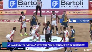 VUELLE DEBUTTO FLOP ALLA VITRIFRIGO ARENA  VIGEVANO VINCE CON MERITO [upl. by Catton]