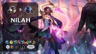 Nilah ADC vs Aphelios  KR Master Patch 141 [upl. by Ocire]