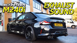 New BMW M240i G42 Exhaust Sound  AC Schnitzer [upl. by Gati742]