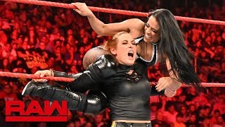 Seth Rollins amp Becky Lynch vs Andrade amp Zelina Vega – Tag Team Elimination Match Raw July 8 2019 [upl. by Cecilia36]