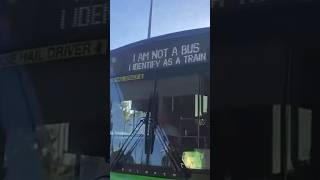 Translink TRAINS driving through the city 🤣 [upl. by Naujyt]