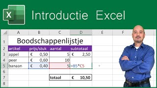 Introductie Excel Nederlands [upl. by Ryle]