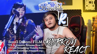 Roselia「R」Chronicle Movie  KUPROY REACT 39 [upl. by Betthezul]