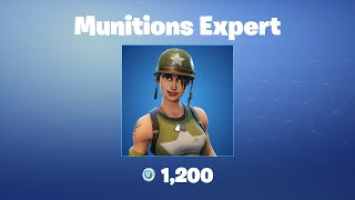 Munitions Expert  Fortnite OutfitSkin [upl. by Ainatit]