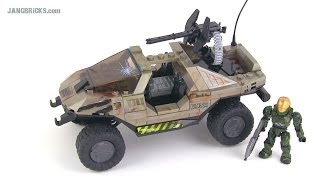 Mega Bloks Halo exclusive Warthog EVAs Last Stand edition [upl. by Nahallac]