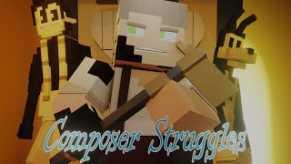 quotComposer Strugglesquot  Bendy and the Ink Machine Animated Minecraft Music Video by Musiclide ft CG5 [upl. by Eldon]