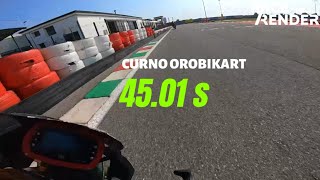 Onboard Curno Orobikart 4501s Mini Gp0 160cc [upl. by Korry]