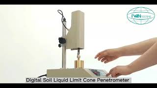 IWINTESTINGDigital Soil Liquid Limit Cone Penetrometer [upl. by Nnylaehs328]