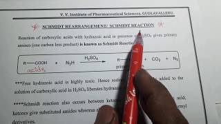 Schmidt Rearrangement  Schmidt Reaction  Mechanism and its applications [upl. by Acinoda]