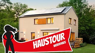 Haustour Neues Smart Home Fertighaus von Weberhaus  Hausbau Helden [upl. by Aduhey]