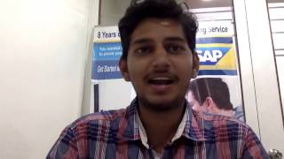 Pushpak Got Placed In Capgemini as SAP MM Certified Consultant By PRIMUS SAP ACADEMY [upl. by Adin]