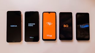 5 Budget Android Smartphones 2022 Bootanimation [upl. by Mikahs836]