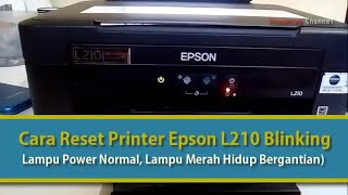 Cara Reset Printer Epson Lampu Kertas dan Lampu Tinta Kedip Bergantian [upl. by Brod]